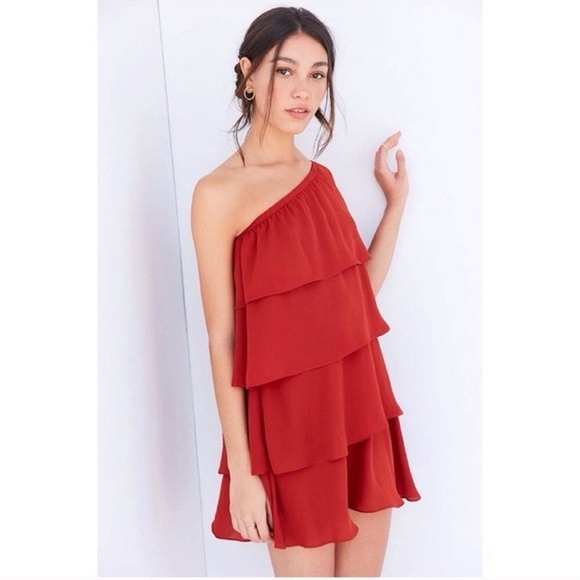 Urban Outfitters Dresses & Skirts - Alice×UO one shoulder ruffle dress Urban Outfitters Dresses & Skirts - Alice×UO one shoulder ruffle dress